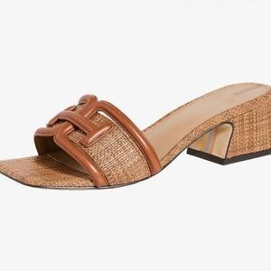 Sam Edelman Waylon sandals in rich cognac Brown Woven size 7